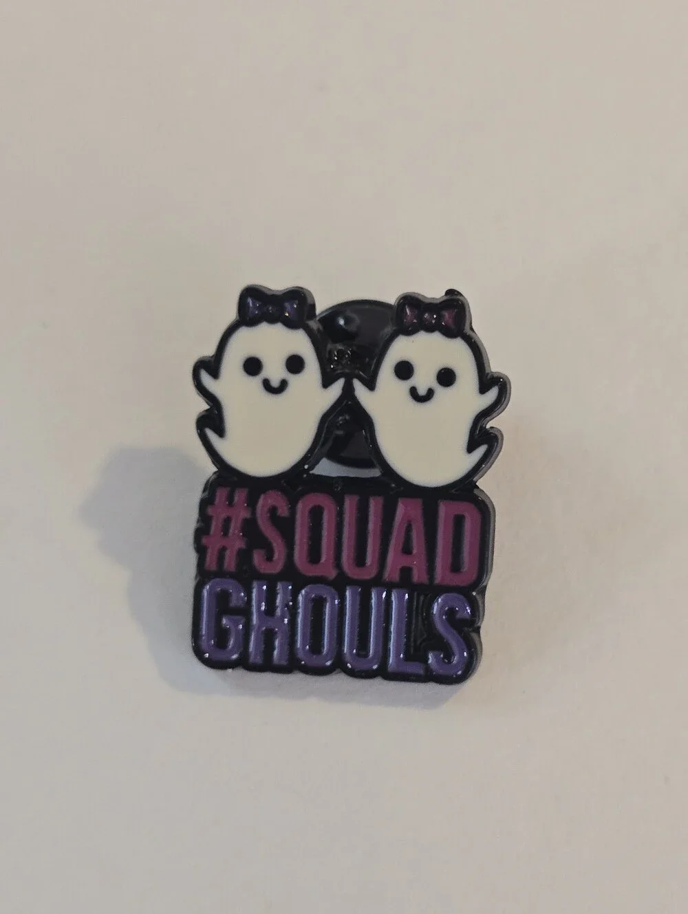 #SQUAD GHOULS Pink & Purple Ghost Pin
